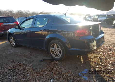 2013 Dodge Avenger Sxt from USA, damaged, VIN 1C3CDZCB5DN603686